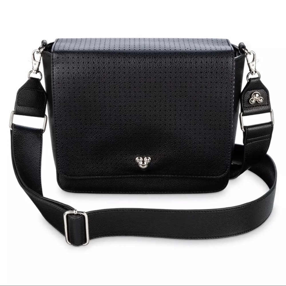 Mickey Mouse Icon Square Crossbody Bag - Enamel Pin Purse - Pin Crossbody